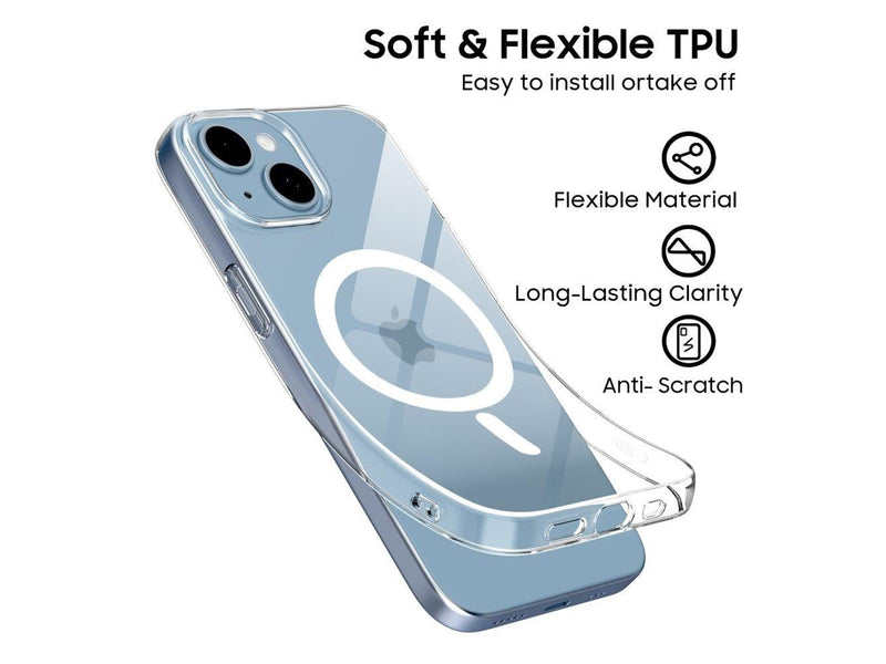 Tech-Protect  FlexAir MagSafe Case for iPhone 13 / 14 - Transparent