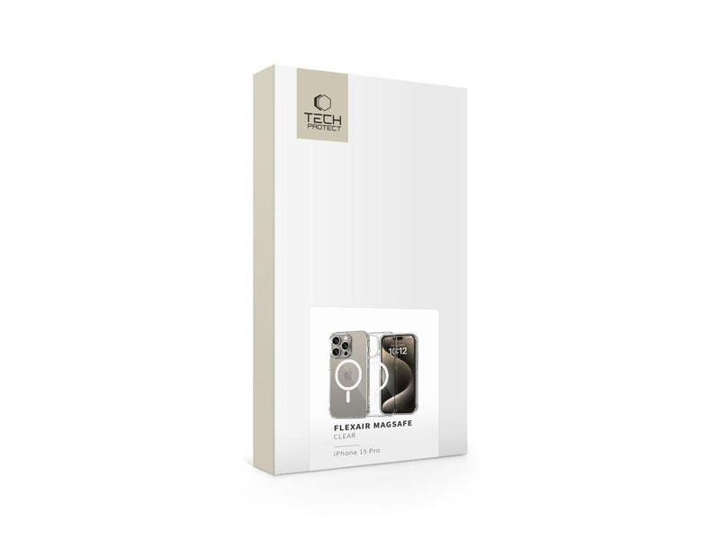 Tech-Protect  FlexAir MagSafe Case for iPhone 15 Pro - Clear
