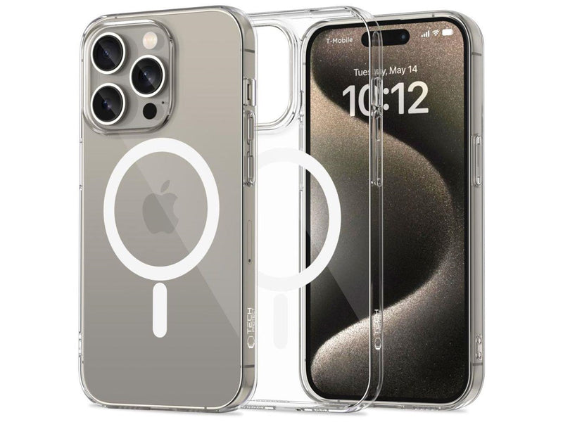 Tech-Protect  FlexAir MagSafe Case for iPhone 15 Pro - Clear