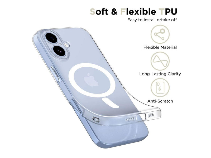 Tech-Protect FlexAir MagSafe Case for iPhone 17 - Clear