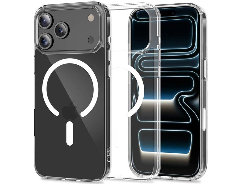 Tech-Protect Flexair Hybrid CC MagSafe Case for iPhone 17 Pro Max - Clear