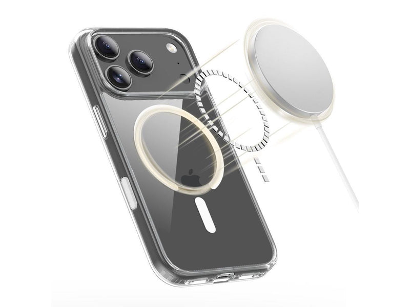 Tech-Protect Flexair Hybrid CC MagSafe Case for iPhone 17 Pro Max - Clear