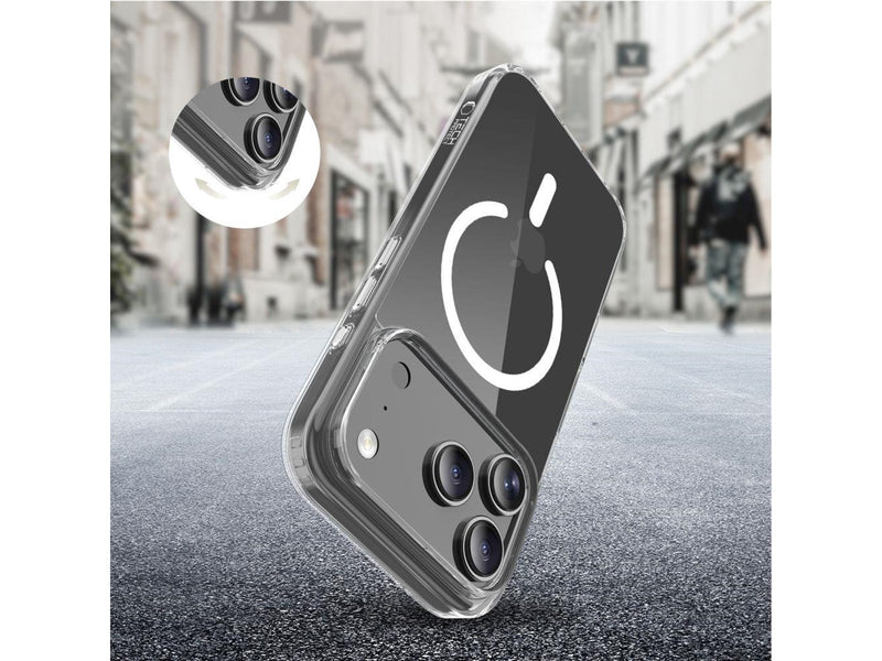 Tech-Protect Flexair Hybrid CC MagSafe Case for iPhone 17 Pro Max - Clear
