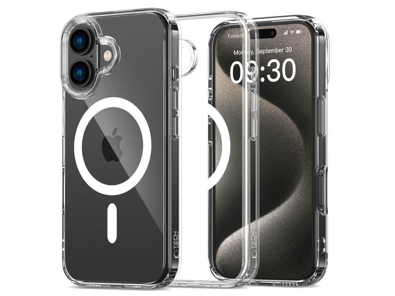 Tech-Protect Flexair Hybrid MagSafe Case for iPhone 16 Plus - Clear