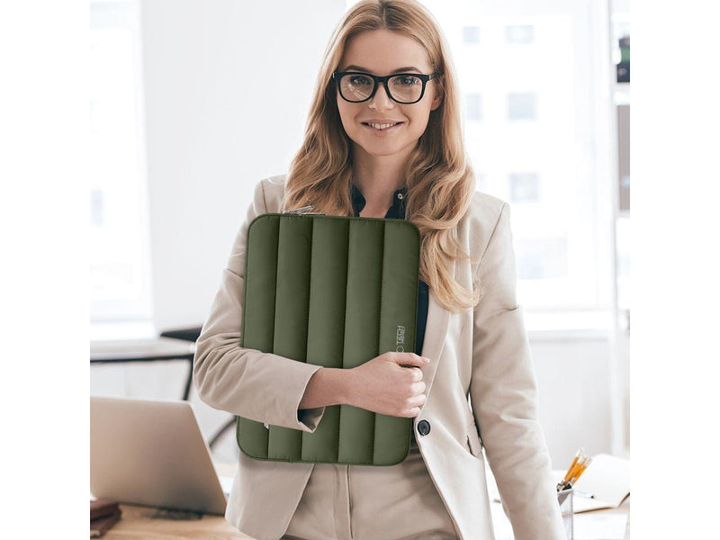 Tech-Protect Fluffy Laptop Bag 13-14 - Green