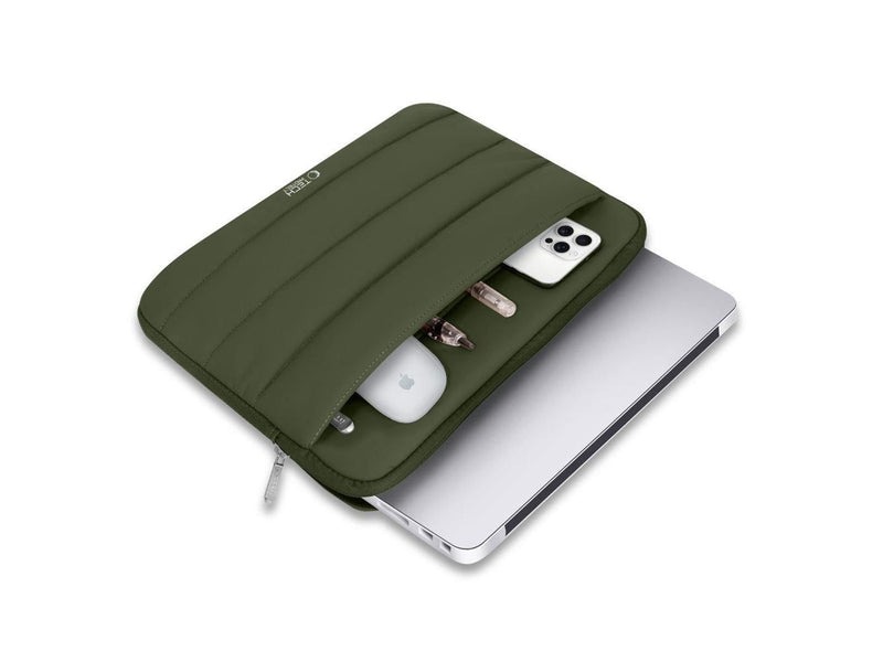Tech-Protect Fluffy Laptop Bag 13-14 - Green