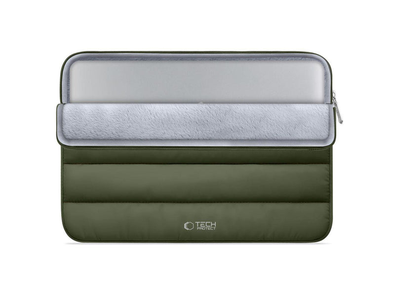 Tech-Protect Fluffy Laptop Bag 13-14 - Green