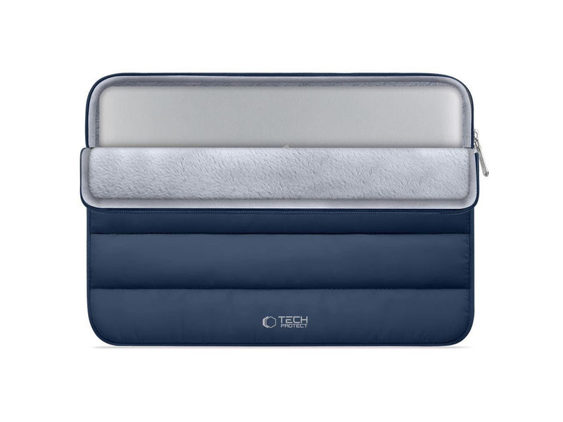 Tech-Protect Fluffy Laptop Bag 13-14 - Navy Blue