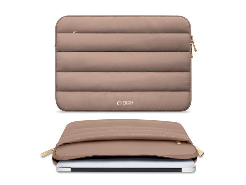 Tech-Protect Fluffy Laptop Bag 15-16 - Brown