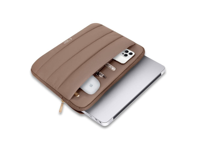 Tech-Protect Fluffy Laptop Bag 15-16 - Brown