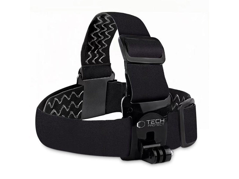 Tech-Protect GA100 Head Mount Headband for GoPro / DJI - Black