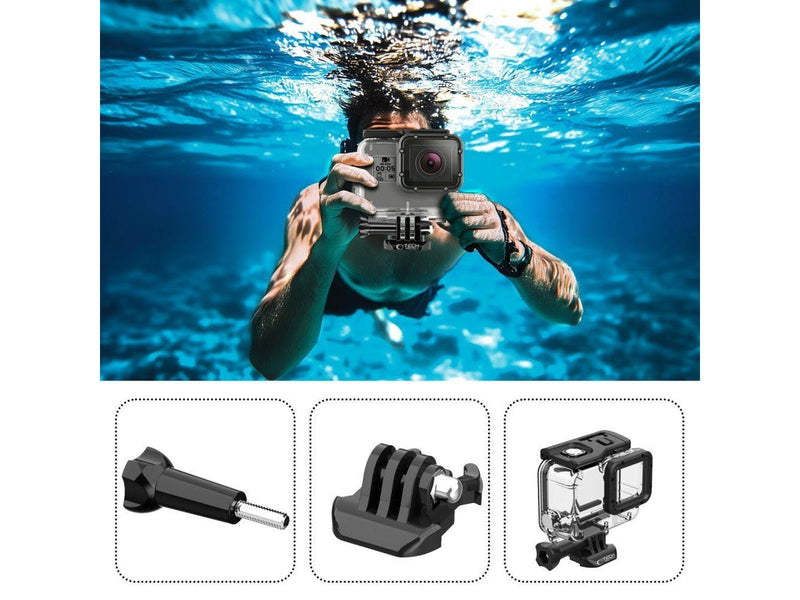 Tech-Protect  GA200 Waterproof Case for GoPro Hero 5 / 6 / 7 - Transparent