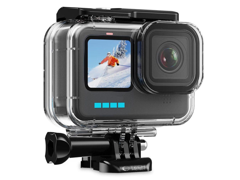 Tech-Protect GA200 Waterproof Case for GoPro Hero 9 / 10 / 11 / 12 - Transparent