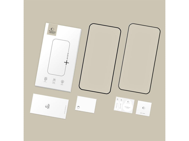 Tech-Protect Glass Fit+ 2-Pack Tempered Glass for Motorola Moto G57 / G57 Power / G67 Power - Black