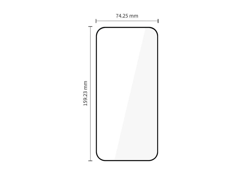 Tech-Protect Glass Fit+ 2-Pack Tempered Glass for Xiaomi 17T Pro - Black