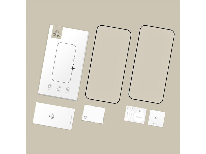Tech-Protect Glass Fit+ 2-Pack Tempered Glass for Xiaomi 17T Pro - Black