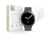 Tech-Protect Glass Fit+ 2-pack Tempered Glass for Samsung Galaxy Watch 8 44mm - Clear