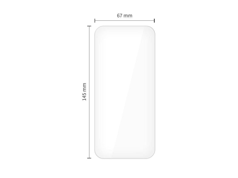 Tech-Protect  Glass Fit+ 2-pack Tempered Glass for iPhone 16 Pro / 17 / 17 Pro - Clear