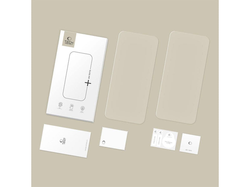 Tech-Protect  Glass Fit+ 2-pack Tempered Glass for iPhone 16 Pro / 17 / 17 Pro - Clear