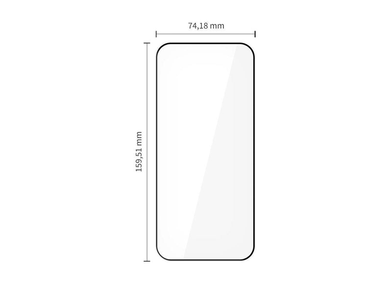 Tech-Protect  Glass Fit+ 2-pack for Xiaomi Poco F8 Pro Ultra - Black