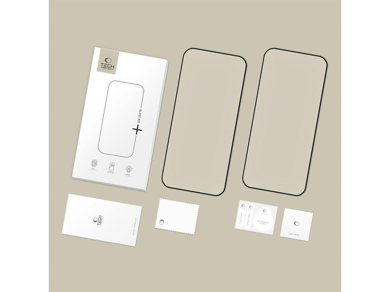 Tech-Protect  Glass Fit+ 2-pack for Xiaomi Poco F8 Pro Ultra - Black