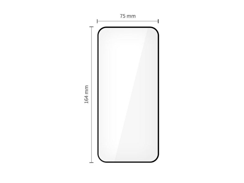 Tech-Protect Glass Fit+ 2-pack tempered glass for Xiaomi Redmi 15 4G / 5G - black