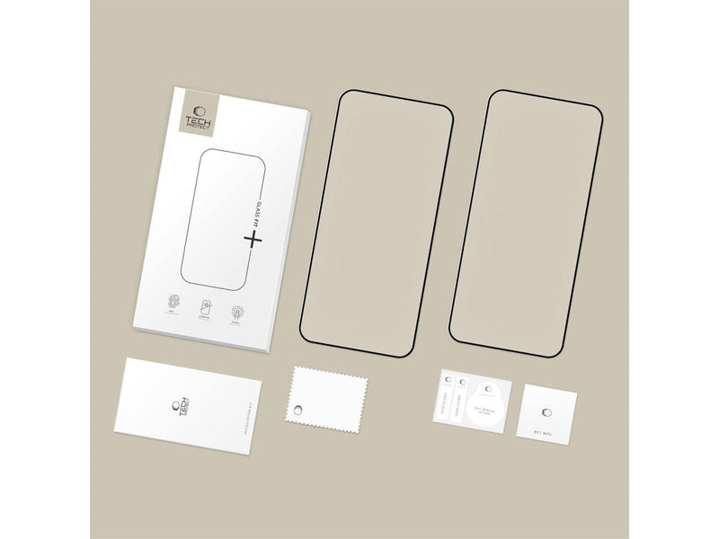 Tech-Protect Glass Fit+ 2-pack tempered glass for Xiaomi Redmi 15 4G / 5G - black