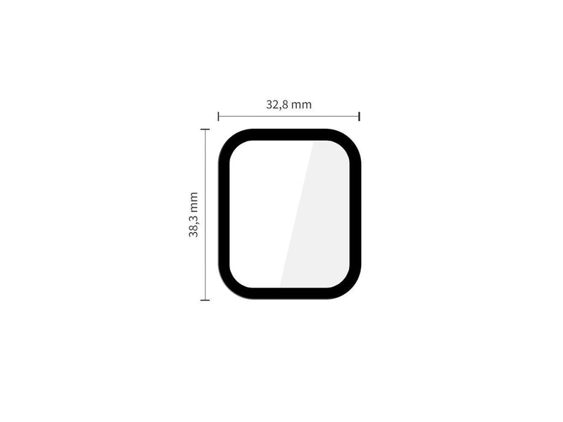 Tech-Protect Glass Flex+ 2-pack for Apple Watch 40mm - Black