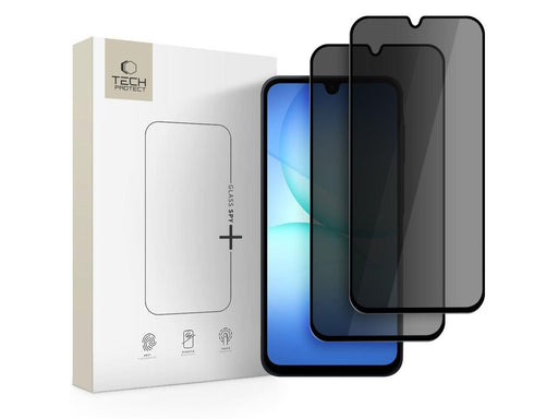 Tech-Protect Glass Spy+ 2-pack Privacy Glass for Samsung Galaxy A16 4G / 5G / A26 5G / A17 4G / 5G