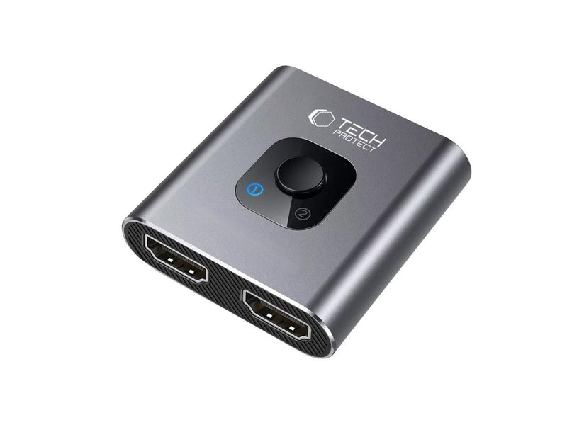 Tech-Protect HB07 HUB Adapter 2in1 HDMI 4K 60HZ - Grey USB-Hubs - 3 - Grau