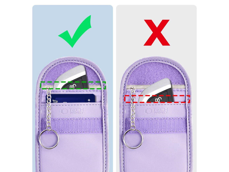 Tech-Protect KLR100 RFID Locking Car Key Case - Purple