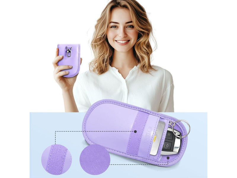 Tech-Protect KLR100 RFID Locking Car Key Case - Purple