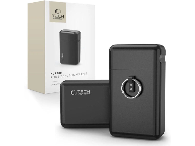 Tech-Protect KLR200 Metal RFID Locking Car Key Case - Black