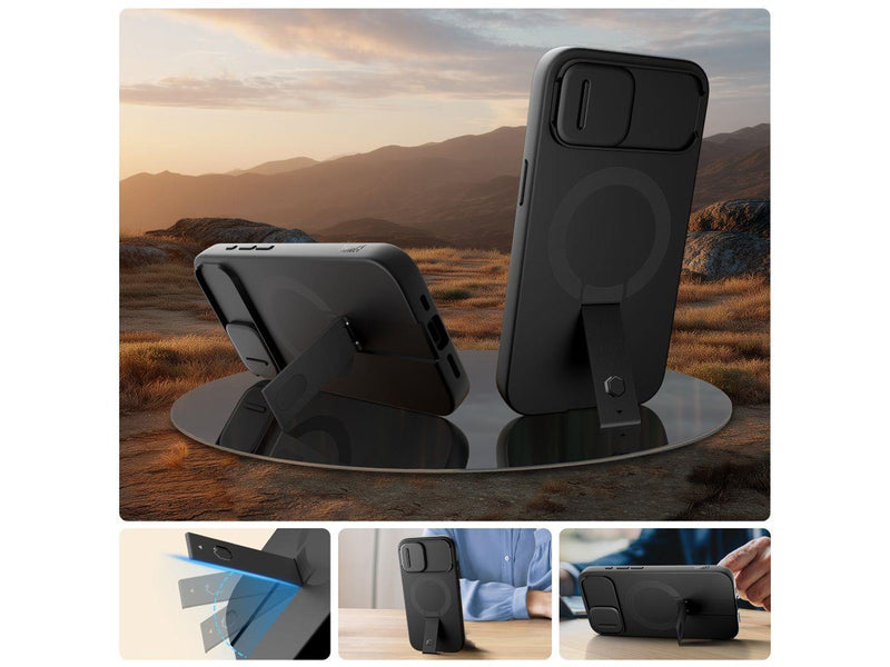 Tech-Protect Kevlar Aura MagSafe Case for iPhone 16e / 17e - Black