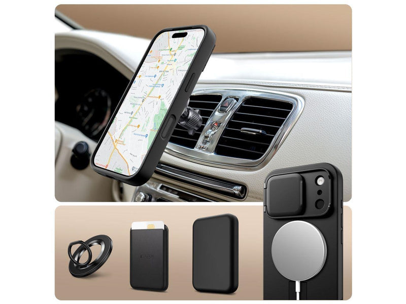 Tech-Protect  Kevlar Aura MagSafe Case for iPhone 17 Pro - Black