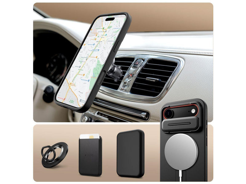 Tech-Protect Kevlar Aura MagSafe Case for iPhone Air - Black