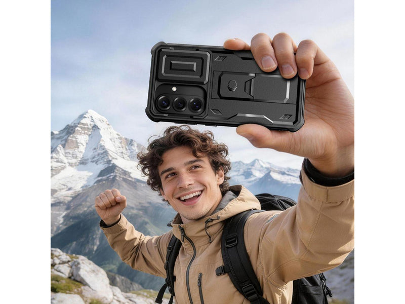 Tech-Protect  Kevlar Cam+ Case for Samsung Galaxy S26 - Black