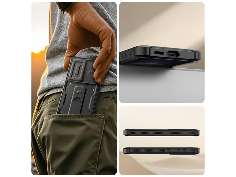 Tech-Protect  Kevlar Cam+ Case for Samsung Galaxy S26 - Black