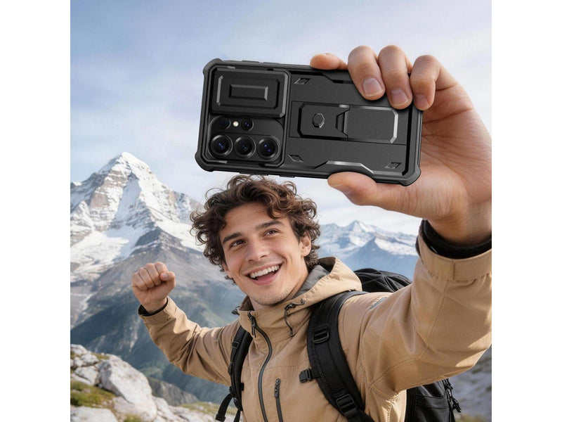 Tech-Protect Kevlar Cam+ Case for Samsung Galaxy S26 Ultra - Black