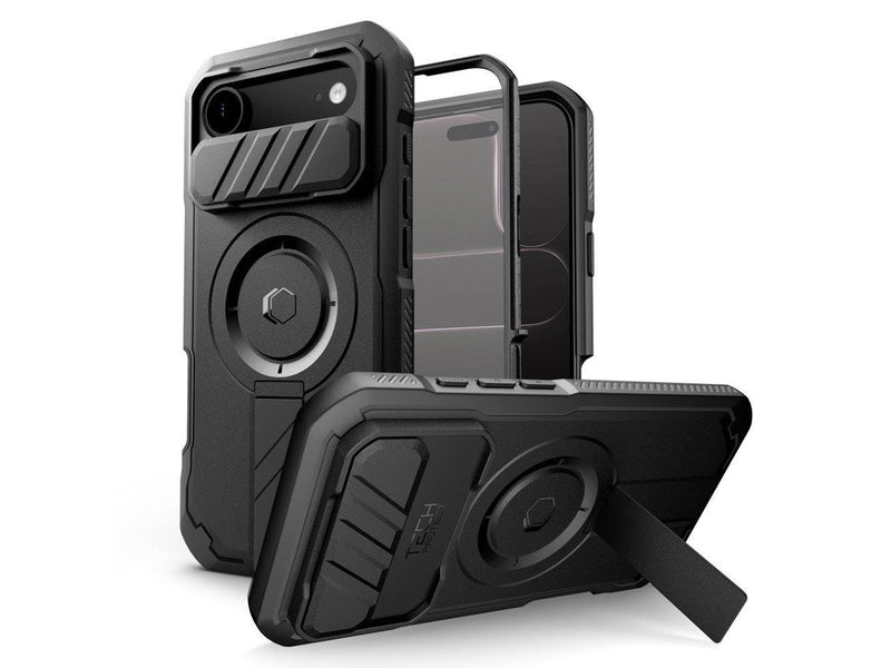 Tech-Protect Kevlar MagSafe Case for iPhone 17 Air - Black