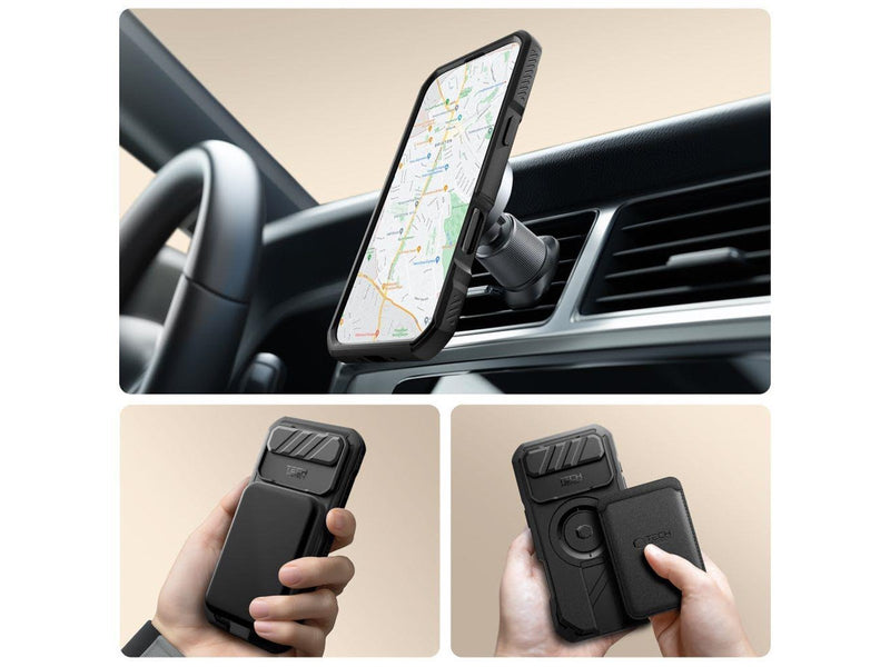 Tech-Protect Kevlar MagSafe Case for iPhone 17 Air - Black