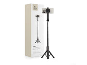 Tech-Protect L04S Bluetooth Selfie Stick with Tripod up to 95cm and 360 Head - Black