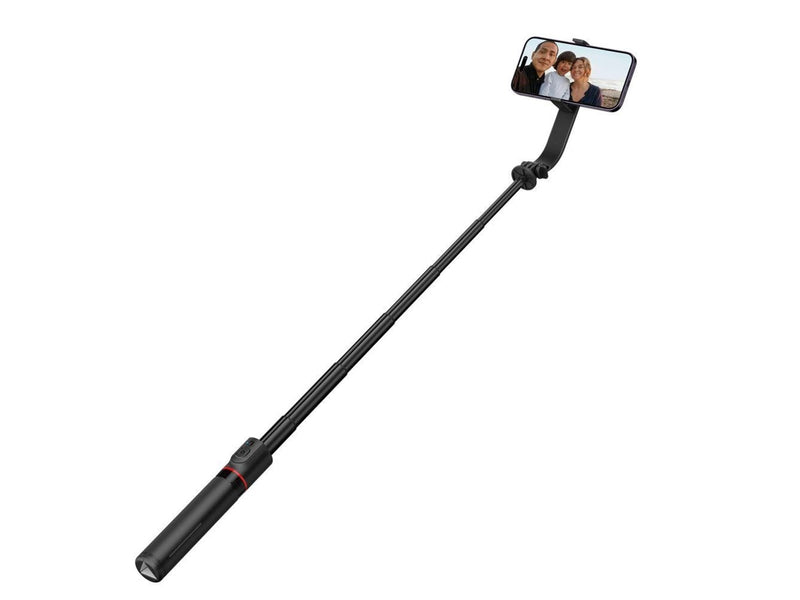 Tech-Protect L04S Bluetooth Selfie Stick with Tripod up to 95cm and 360 Head - Black