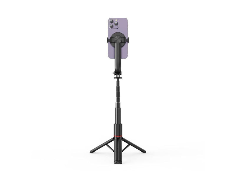 Tech-Protect L04S Bluetooth Selfie Stick with Tripod up to 95cm and 360 Head - Black