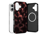 Tech-Protect  Lamano MagSafe Case for iPhone 16 - Black & Red