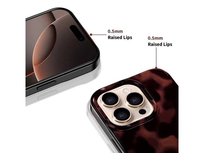 Tech-Protect Lamano MagSafe Case for iPhone 16 Pro - Black & Red