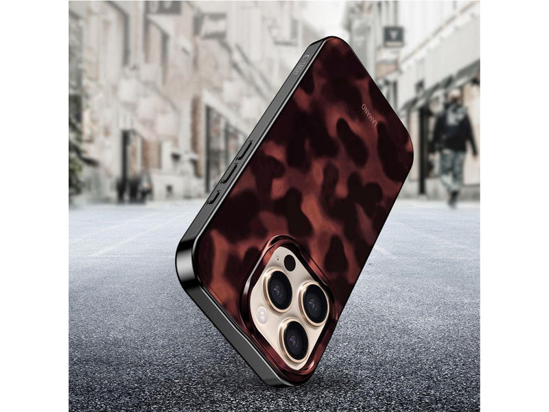 Tech-Protect Lamano MagSafe Case for iPhone 16 Pro Max - Black & Red