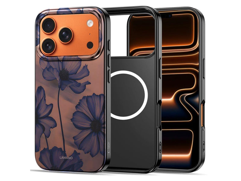 Tech-Protect Lamano MagSafe Case for iPhone 17 Pro - Brown and Purple
