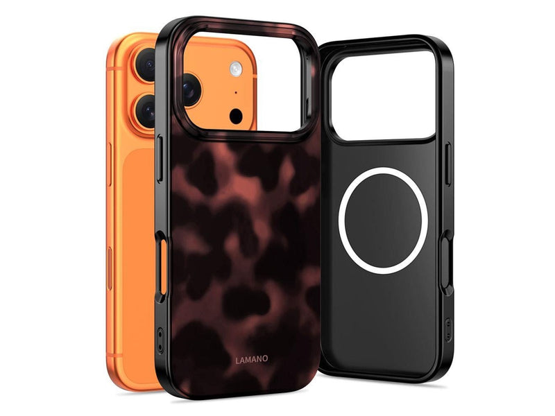 Tech-Protect  Lamano MagSafe Case for iPhone 17 Pro Max - Black & Red