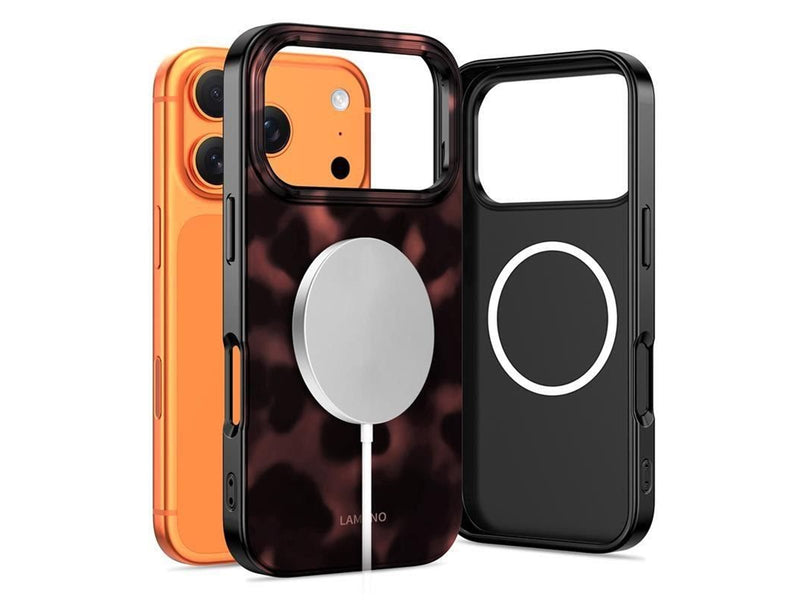 Tech-Protect  Lamano MagSafe Case for iPhone 17 Pro Max - Black & Red
